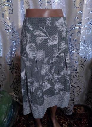Очень красивая юбка с цветочным принтом на пышные формы bonmarche5 фото