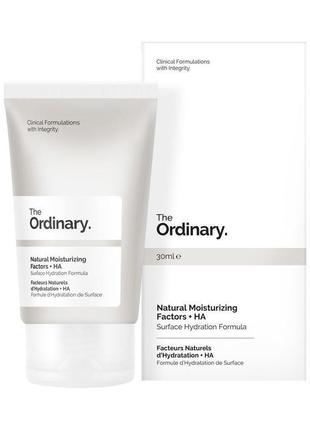 Увлажняющий крем с гиалуроновой кислотой the ordinary natural moisturizing factors + ha 30 мл