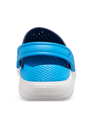 Сабо crocs literide kids clog дитячі крокси темно сині 205964-462 navy/white6 фото