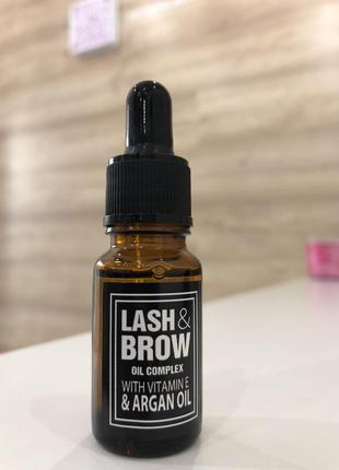 Олія для брів і вій lash & brow oil complex mr.scrubber