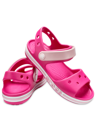 Crocs bayaband sandal kids детские сандалии крокс розовые 205400-6x0 candy/pink