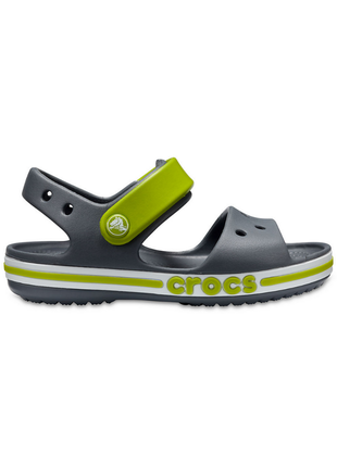 Crocs bayaband sandal kids детскиесандалии крокс темно серые 205400-025 charcoal3 фото