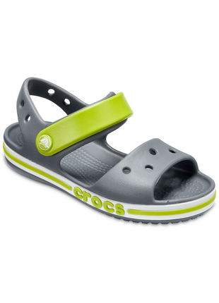 Crocs bayaband sandal kids детскиесандалии крокс темно серые 205400-025 charcoal2 фото