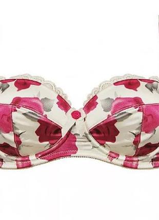 34d 75d новый очаровательный сатиновый бюстгальтер балконет