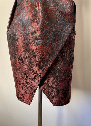 & other stories платье металлик красное чёрное нарядное праздничное деловое6 фото