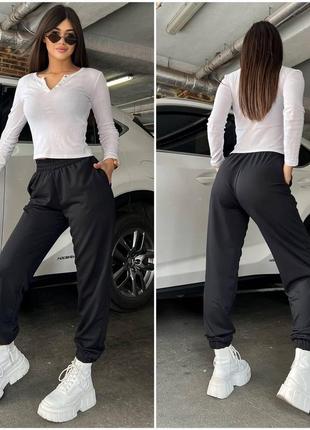 ⛔ Спортивні штани-джогери з кишенями низ гумка. розмір: універсал по талії:2 фото