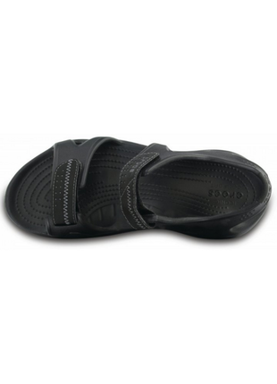 Crocs swiftwater river sandal мужские сандалии крокс черные 203965 black4 фото