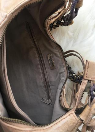 Дизайнерская дорогая благородная кожаная сумка, натуральная кожа, bodenschatz4 фото