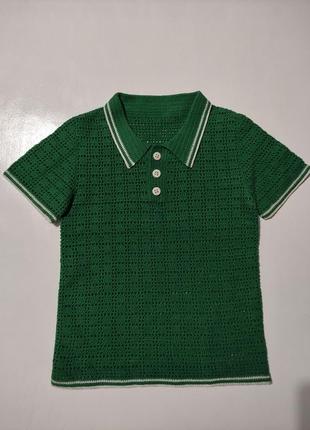 Футболка поло ручная работа