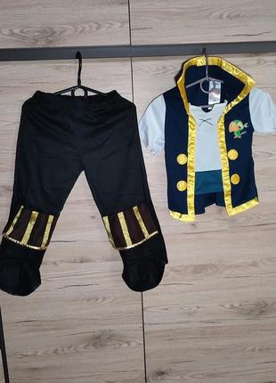 Детский костюм пират, разбойник, пират на 3-4 года