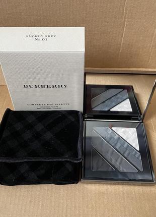 Burberry eyes complete palette палетка теней для век. #01 smokey grey