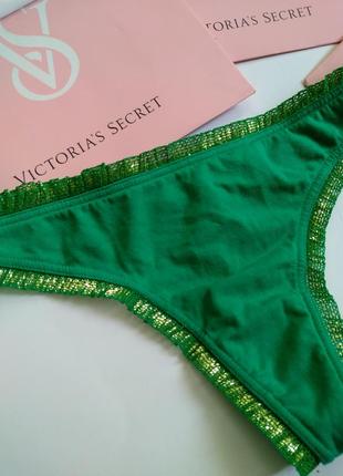 Victoria's secret original s m котоновые трусики стринги2 фото