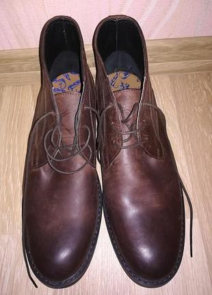 Стильні туфлі черевики шкіра marks and spencer,англія бренд