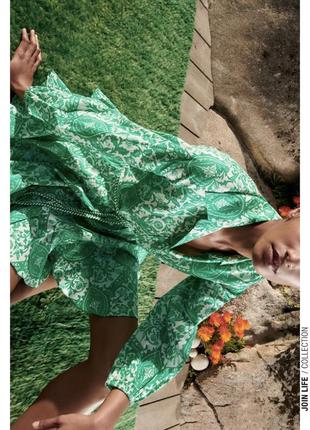 Сукня сорочка пишна сукня з квітковим принтом zara оригінал