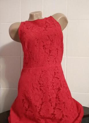 Сукня червона, ажурна / сукня червоне, ажурне