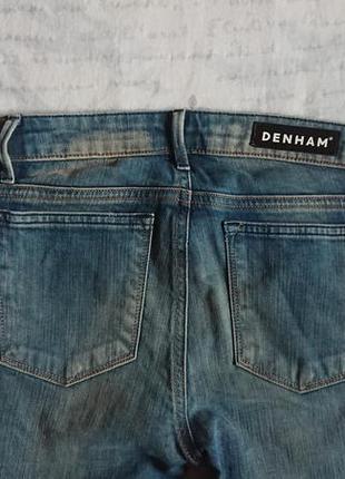 Брендові фірмові жіночі стрейчеві джинси denham,оригінал,нові,w24.4 фото