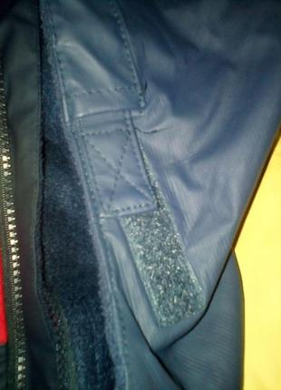 Куртка ветровка дождевик с капюшоном на флисе smily на 3-4года 98-104см4 фото