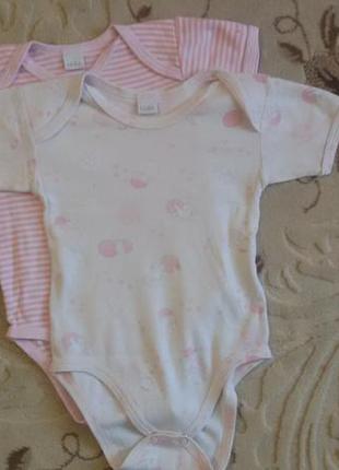 Набір дитячих фірмових бодиков iana 18-24м