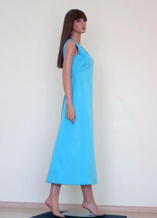 Красивое нежно голубое платье3 фото