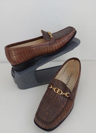 Gardenia made in italy лоферы туфли кожаные стильные премиум бренда,38-39