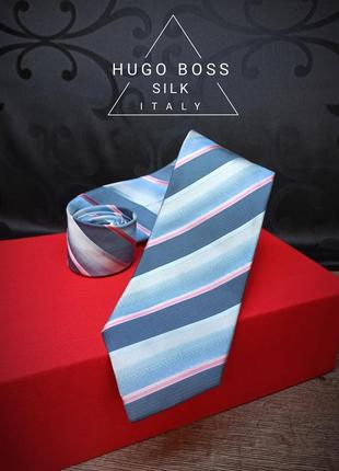 Краватка шовкова hugo boss, оригінал, італія