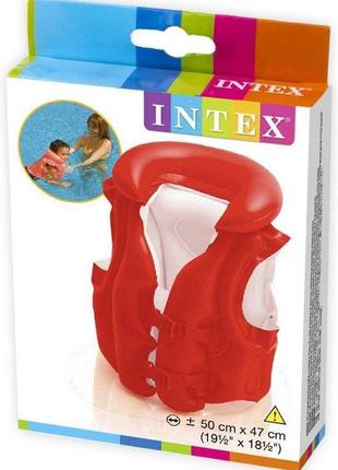 Детский жилет для плавания intex 586715 фото