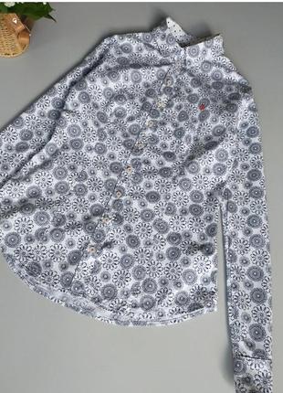 Сорочка в принт з лого marc o polo