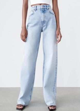 Трендові широкі джинси палаццо zara