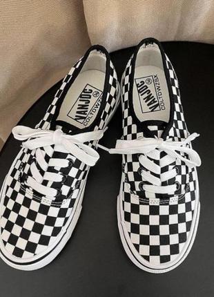 Текстильні кеді текстильні кеди в шахову клітку унісекс панк