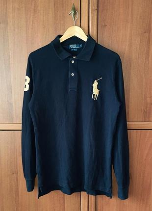Винтажная мужская регбийка polo by ralph lauren
