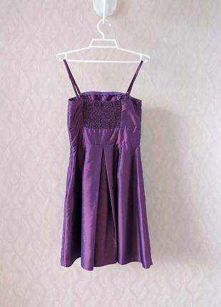 Платье коктейльное выпускное вечернее фиолетовое4 фото