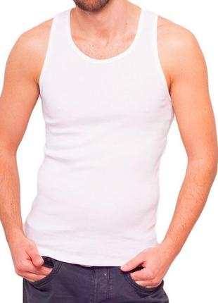 Мужская майка борцовка m-xl серая турция из коттона (хлопок) kota 1006