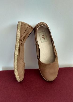 Кожаные мокасины ugg5 фото