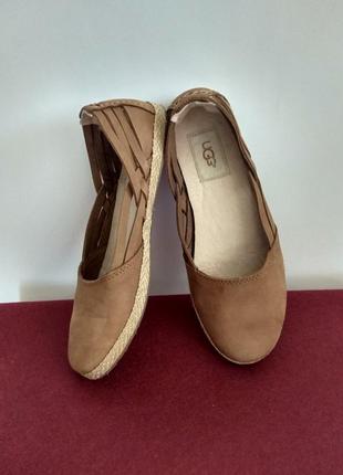 Кожаные мокасины ugg7 фото