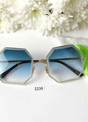 Сонцезахисні восьмигранні окуляри (унісекс) к. 2235