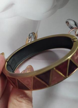 Браслет емаль на пружинi