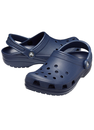 Сабо crocs classic clog крокси класичні темно сині 10001 navy