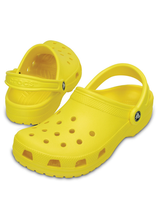 Сабо crocs classic clog кроксы классические желтые 10001 yellow