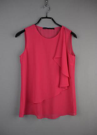 Красивая брендовая красная блуза от zara