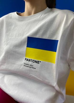 Футболка український прапор « pantone»3 фото