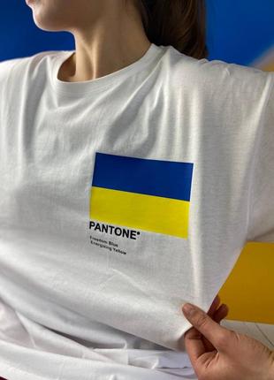 Футболка український прапор « pantone»7 фото