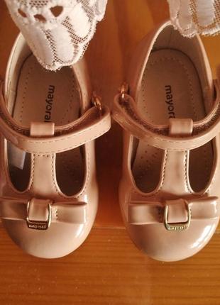 Туфельки для дівчинки, р.19