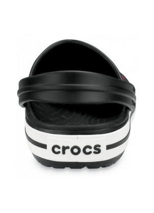 Женские сабо crocs crocband кроксы черные 11016-001 black6 фото