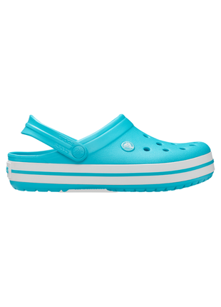 Женские сабо crocs crocband кроксы голубые 11016 pool3 фото