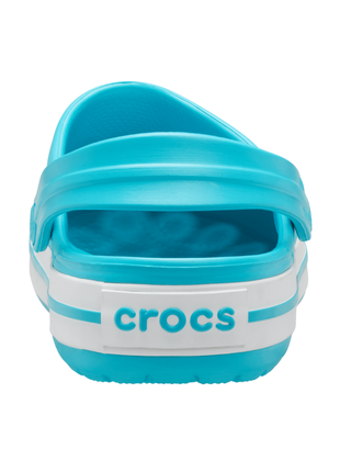 Женские сабо crocs crocband кроксы голубые 11016 pool6 фото