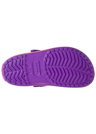 Женские сабо crocs crocband clog кроксы фиолетовые с красным 11016 purple/candy/pink5 фото