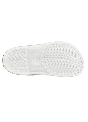 Женские сабо crocs crocband clog кроксы белые 11016-100 white5 фото