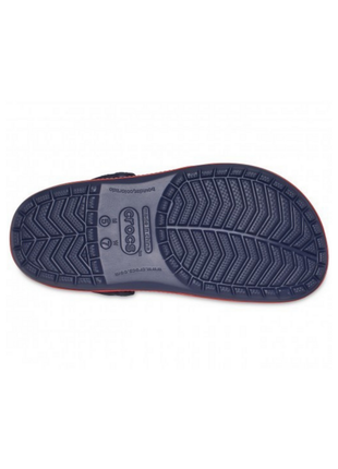 Сабо crocs crocband clog кроксы темно-синие 206594-0gv zipper bang navy5 фото