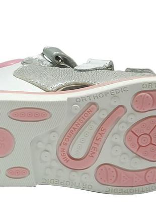 Закрытые кожаные босоножки сандалии летняя обувь для девочки 0577 bi&ki 22-274 фото