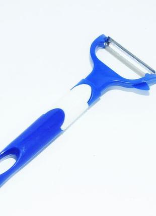 Ніж економка для чищення овочів з зубчиками paring knife blue4 фото